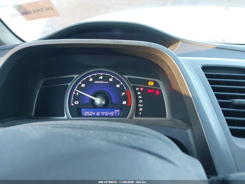 2008 Honda Civic Lx VIN: 1HGFA16518L070134 Lot: 43766015