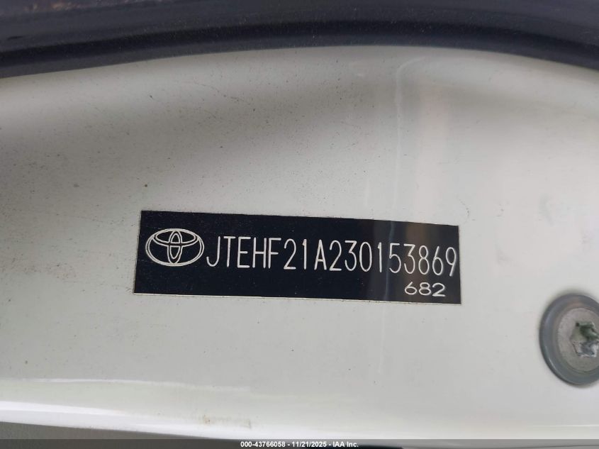 2003 Toyota Highlander V6 VIN: JTEHF21A230153869 Lot: 43766058