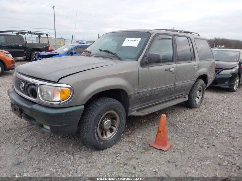 4M2DU55P9XUJ32454 1999 MERCURY MOUNTAINEER photo no. 2