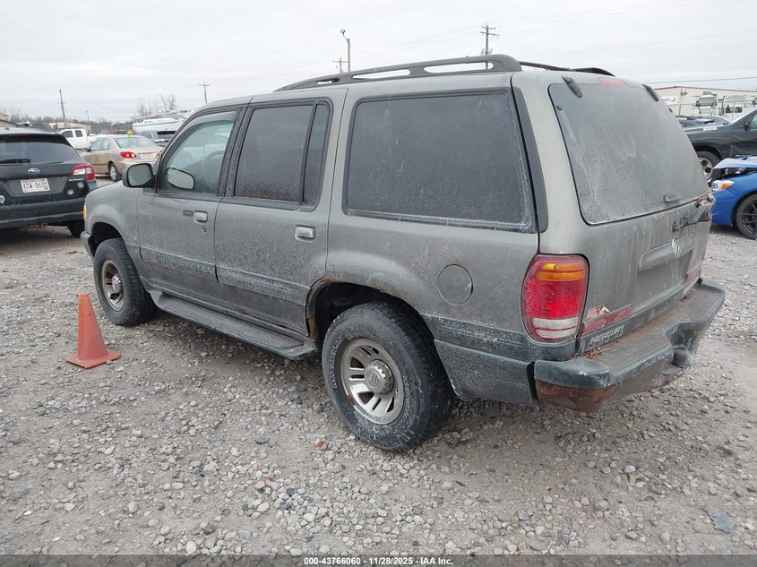 4M2DU55P9XUJ32454 1999 MERCURY MOUNTAINEER photo no. 3