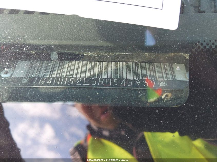 1994 Buick Lesabre Limited VIN: 1G4HR52L3RH545939 Lot: 43766077