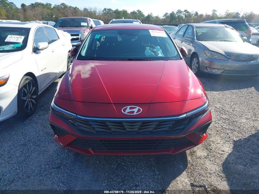 2025 Hyundai Elantra Se VIN: KMHLL4DG7SU075496 Lot: 43766179