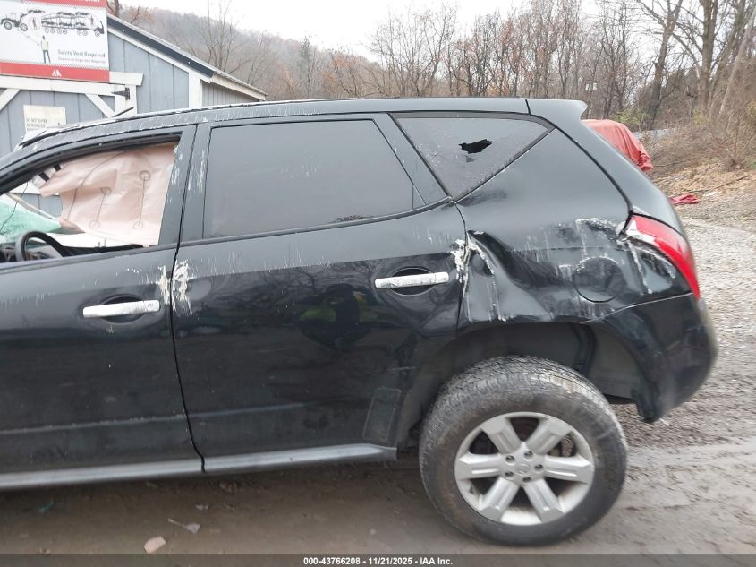 2006 Nissan Murano S VIN: JN8AZ08W26W552404 Lot: 43766208