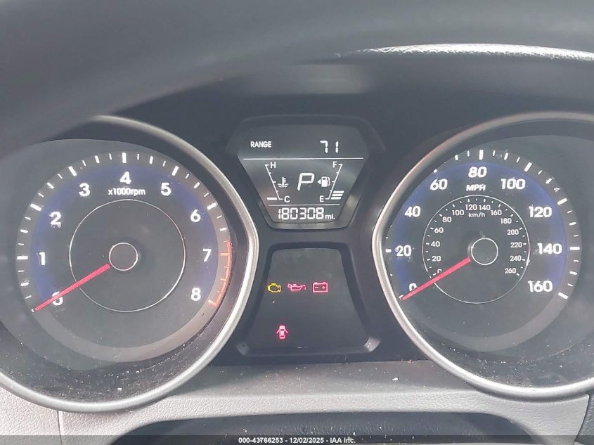 2014 Hyundai Elantra Se VIN: 5NPDH4AE9EH517870 Lot: 43766253