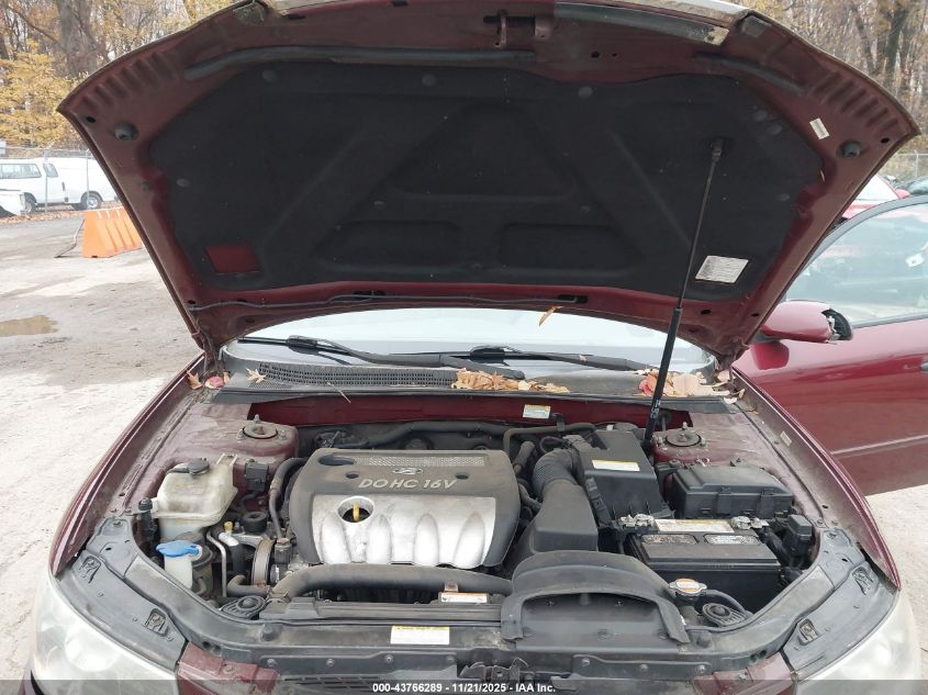 2007 Hyundai Sonata Gls VIN: 5NPET46C47H220339 Lot: 43766289