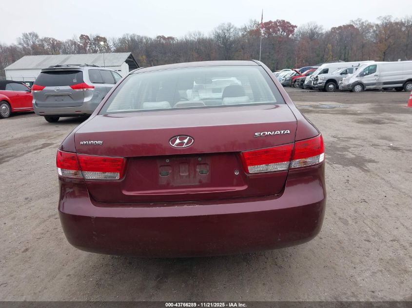 2007 Hyundai Sonata Gls VIN: 5NPET46C47H220339 Lot: 43766289