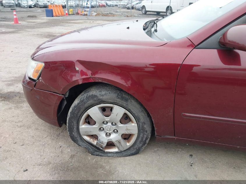 2007 Hyundai Sonata Gls VIN: 5NPET46C47H220339 Lot: 43766289