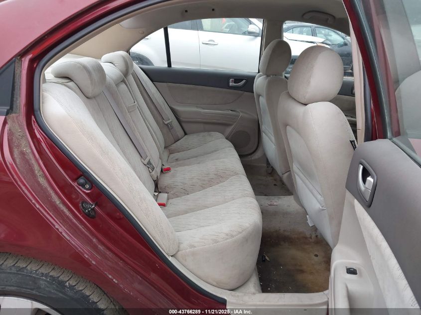2007 Hyundai Sonata Gls VIN: 5NPET46C47H220339 Lot: 43766289