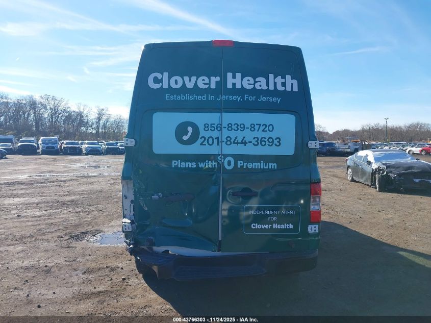 2020 Nissan Nv Cargo Nv2500 Hd S High Roof V6 VIN: 1N6BF0LY0LN810435 Lot: 43766303