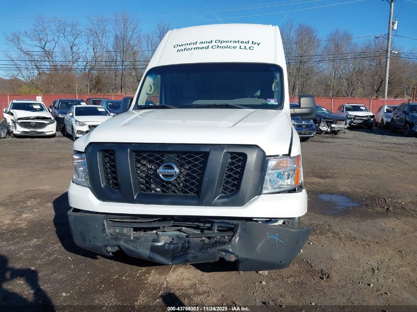 2020 Nissan Nv Cargo Nv2500 Hd S High Roof V6 VIN: 1N6BF0LY0LN810435 Lot: 43766303