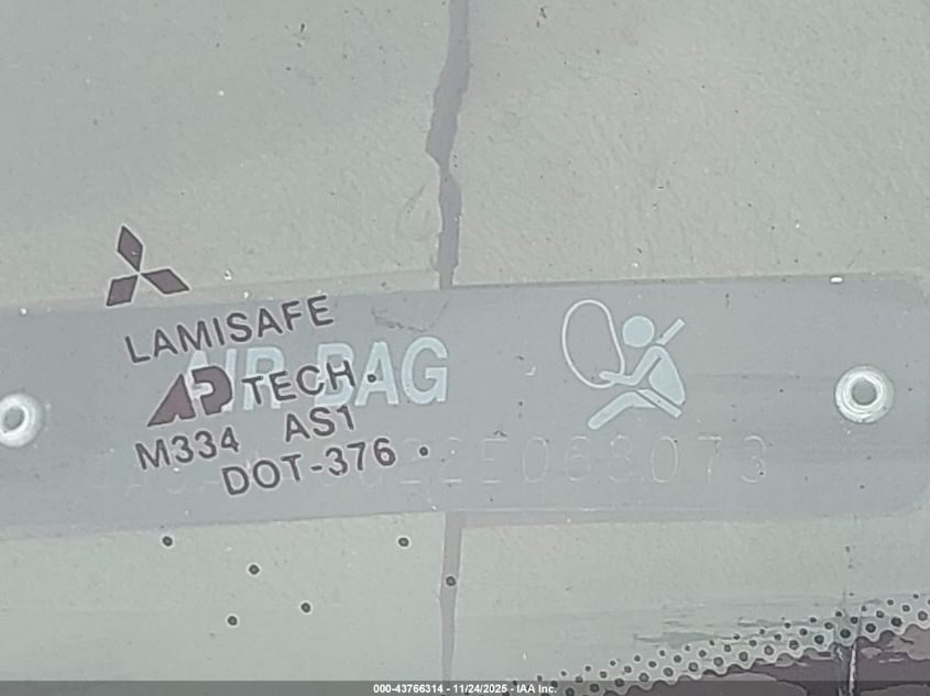 2002 Mitsubishi Galant Es/Ls VIN: 4A3AA46G22E068073 Lot: 43766314