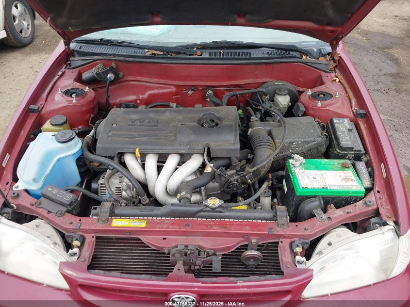 2000 Toyota Corolla Ve VIN: 2T1BR12E9YC379059 Lot: 43766337