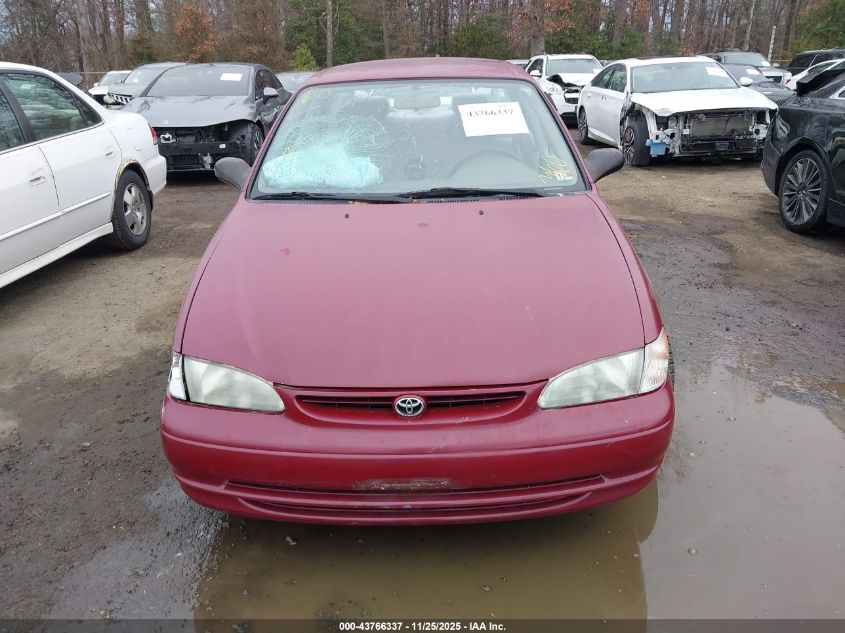 2000 Toyota Corolla Ve VIN: 2T1BR12E9YC379059 Lot: 43766337