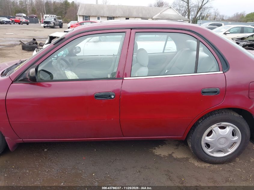 2000 Toyota Corolla Ve VIN: 2T1BR12E9YC379059 Lot: 43766337
