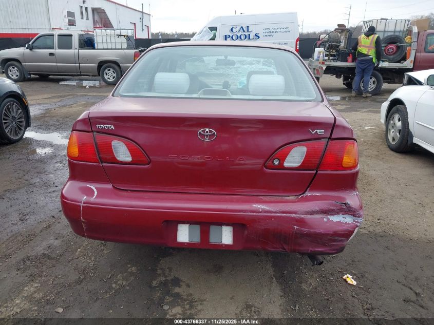 2000 Toyota Corolla Ve VIN: 2T1BR12E9YC379059 Lot: 43766337