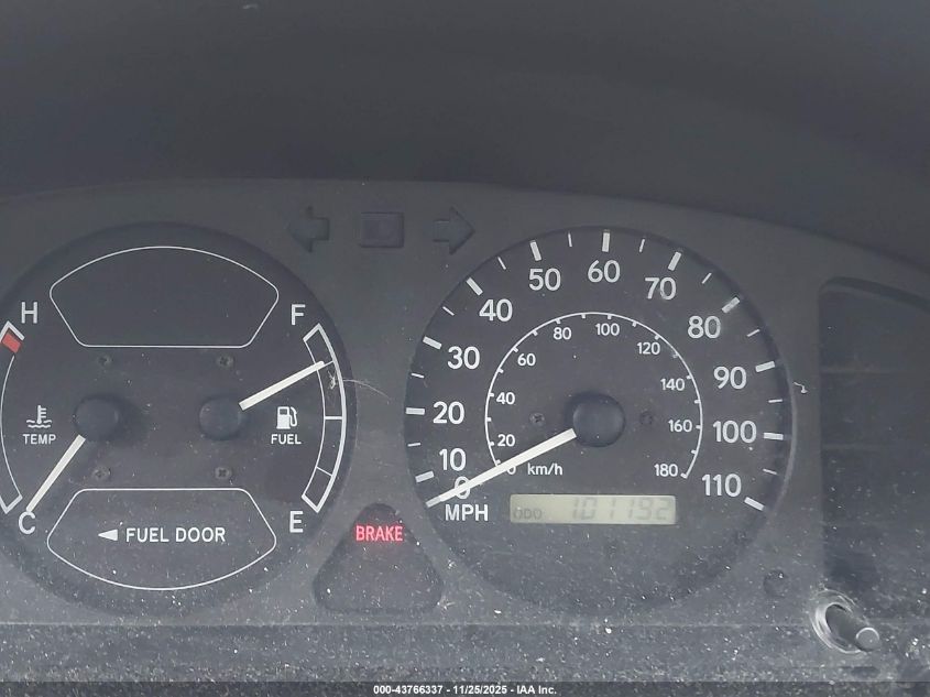 2000 Toyota Corolla Ve VIN: 2T1BR12E9YC379059 Lot: 43766337