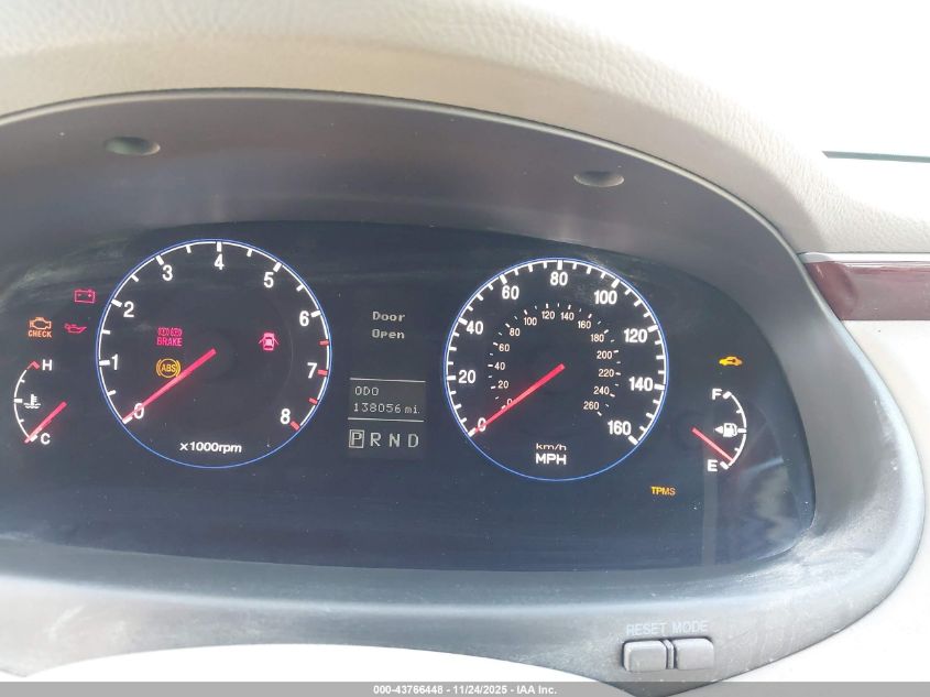 2007 Hyundai Azera Limited/Se VIN: KMHFC46F17A239545 Lot: 43766448