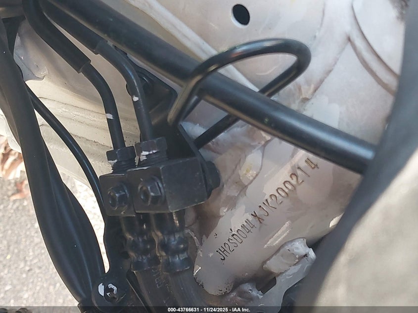 2018 Honda Crf1000 A2 VIN: JH2SD044XJK200214 Lot: 43766631