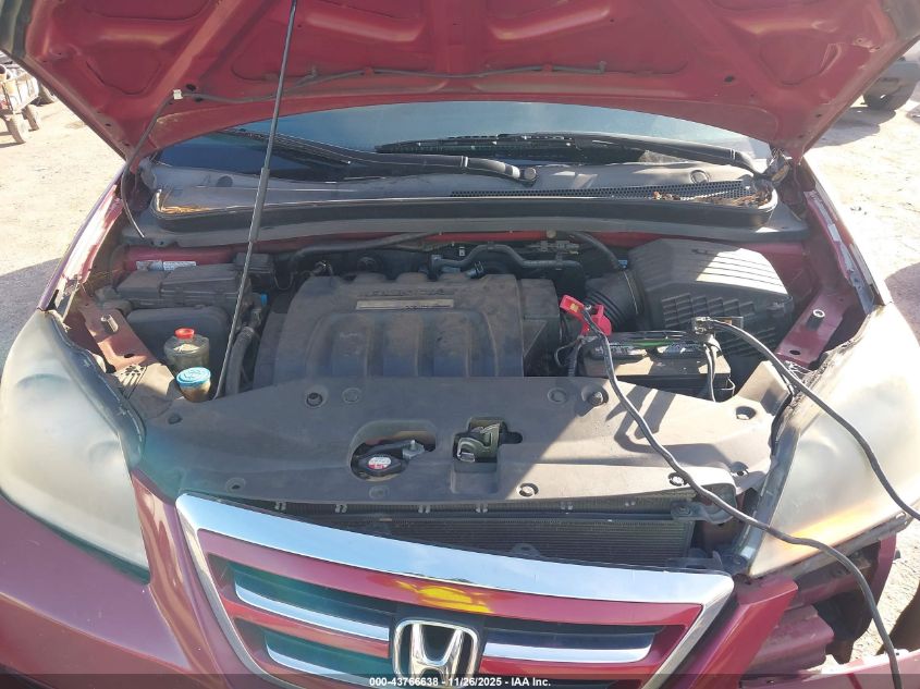 2005 Honda Odyssey Ex-L VIN: 5FNRL38615B048740 Lot: 43766638