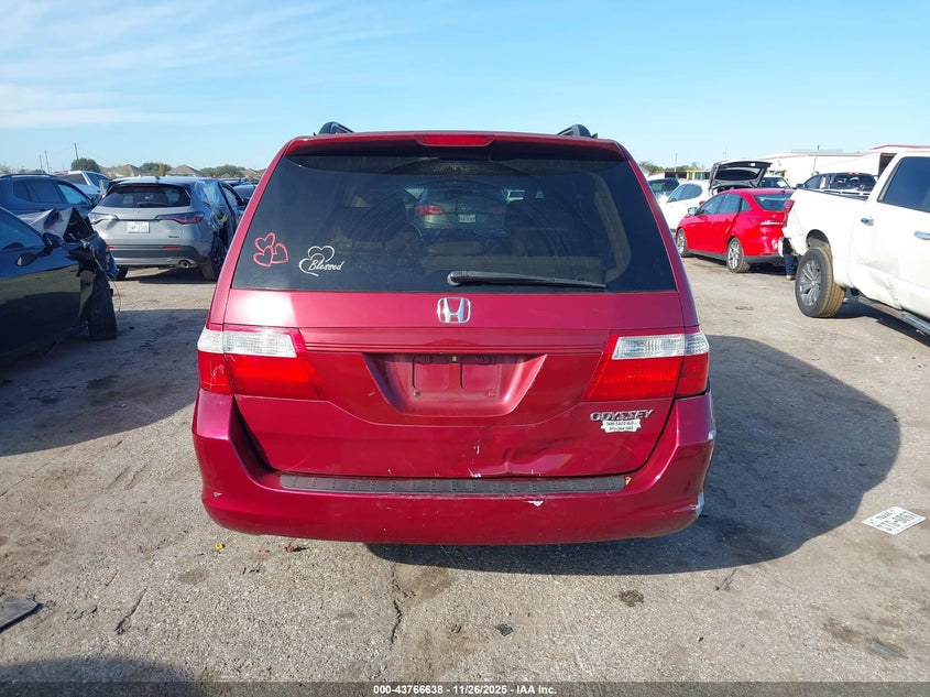 2005 Honda Odyssey Ex-L VIN: 5FNRL38615B048740 Lot: 43766638