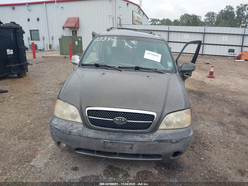2004 Kia Sedona Ex/Lx VIN: KNDUP131346586123 Lot: 43766691