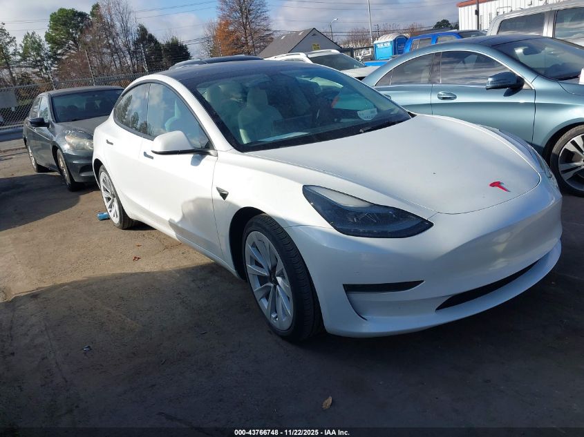 TESLA MODEL 3 REAR-WHEEL DRIVE