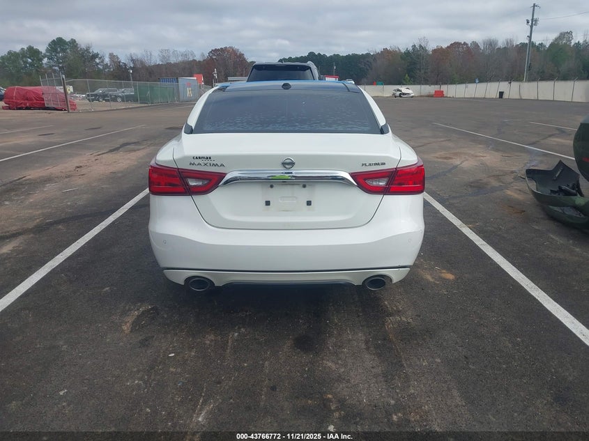 2017 Nissan Maxima VIN: 1N4AA6A92HC363805 Lot: 43766772