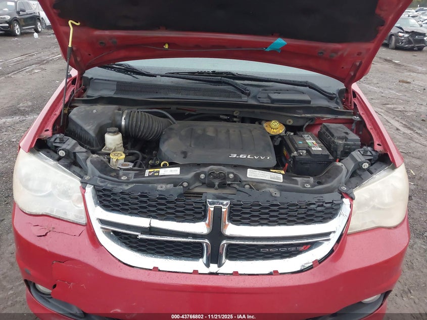 2014 Dodge Grand Caravan Sxt VIN: 2C4RDGCGXER331520 Lot: 43766802