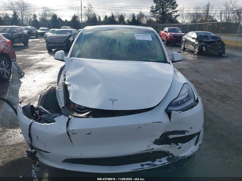 2021 Tesla Model Y Long Range Dual Motor All-Wheel Drive VIN: 5YJYGAEE5MF191382 Lot: 43766818