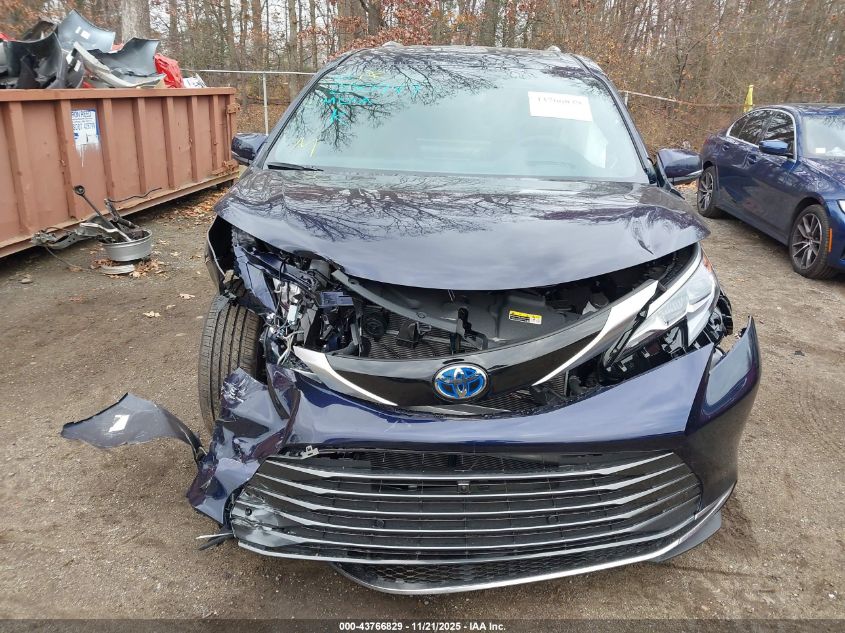 2025 Toyota Sienna Platinum VIN: 5TDESKFC7SS208387 Lot: 43766829