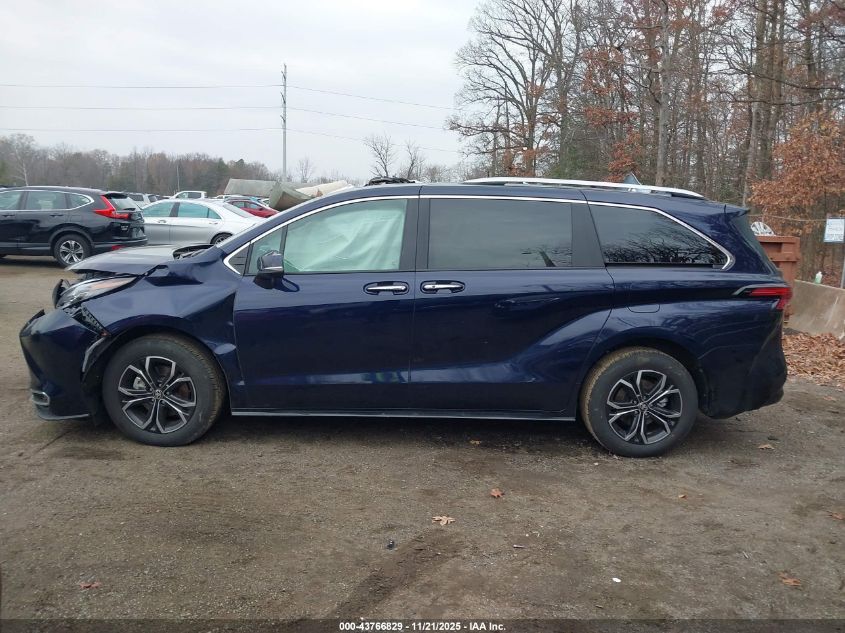 2025 Toyota Sienna Platinum VIN: 5TDESKFC7SS208387 Lot: 43766829