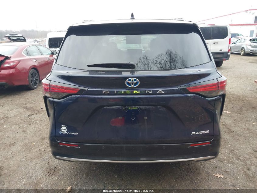 2025 Toyota Sienna Platinum VIN: 5TDESKFC7SS208387 Lot: 43766829