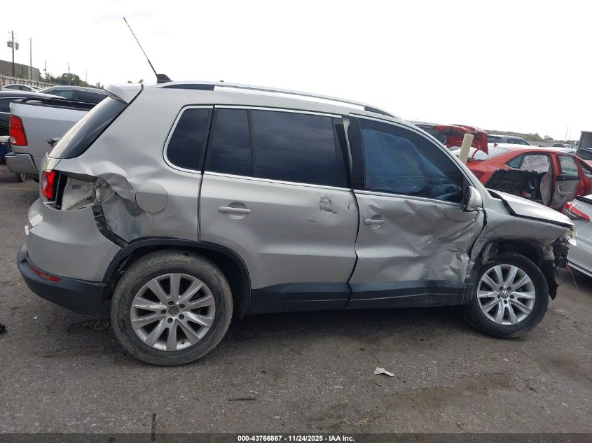 2009 Volkswagen Tiguan S/Se/Sel VIN: WVGAV75N59W500695 Lot: 43766867