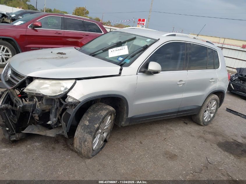 2009 Volkswagen Tiguan S/Se/Sel VIN: WVGAV75N59W500695 Lot: 43766867