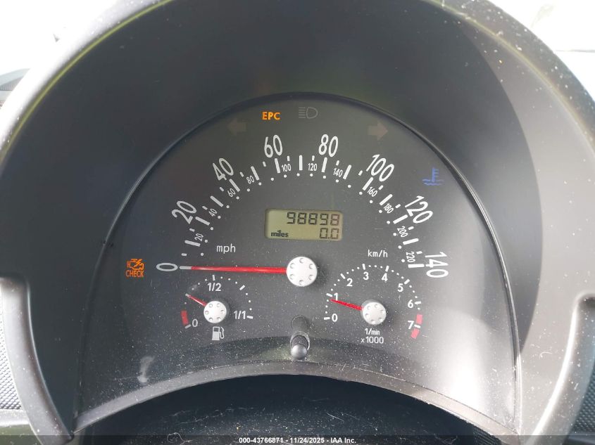 2002 Volkswagen New Beetle Gls VIN: 3VWCB21C22M441573 Lot: 43766871