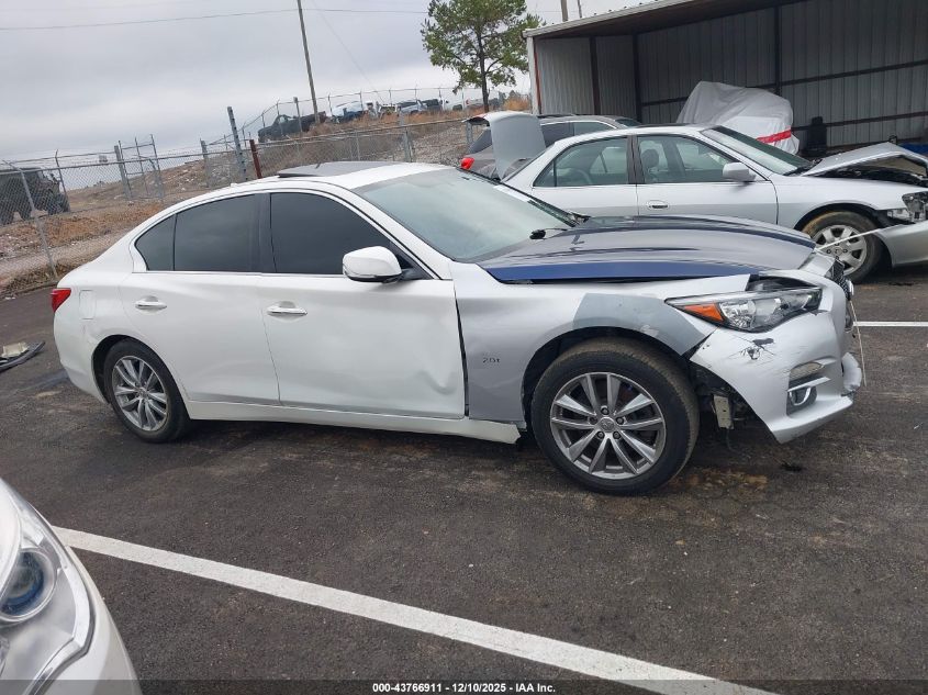 2014 Infiniti Q50 Premium VIN: JN1BV7AR5EM691707 Lot: 43766911