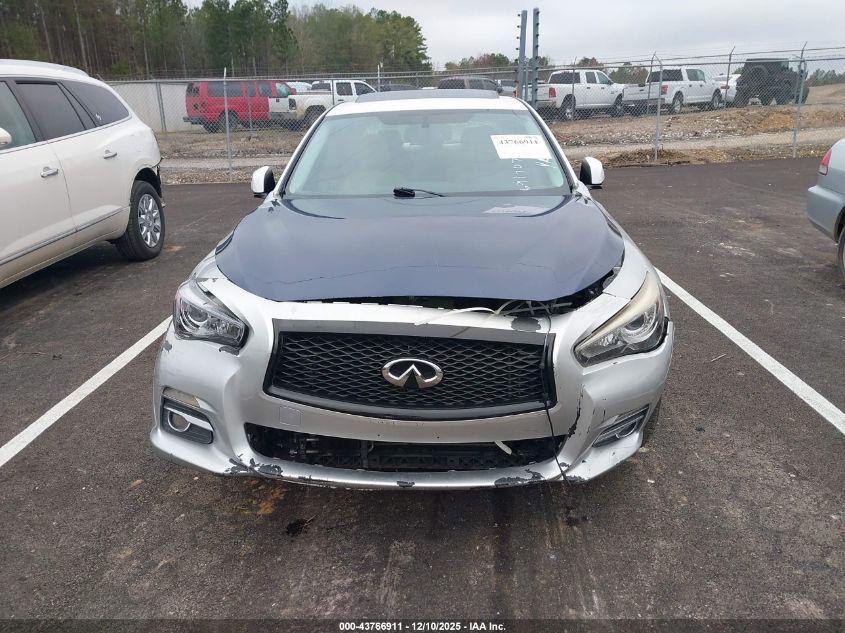 2014 Infiniti Q50 Premium VIN: JN1BV7AR5EM691707 Lot: 43766911