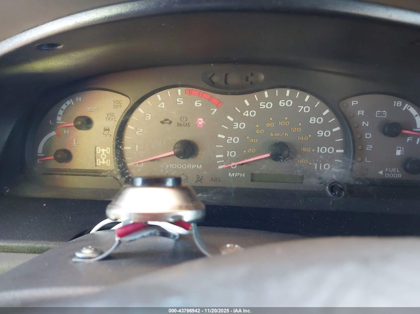 2001 Toyota Sequoia Sr5 V8 VIN: 5TDBT44A71S038396 Lot: 43766942