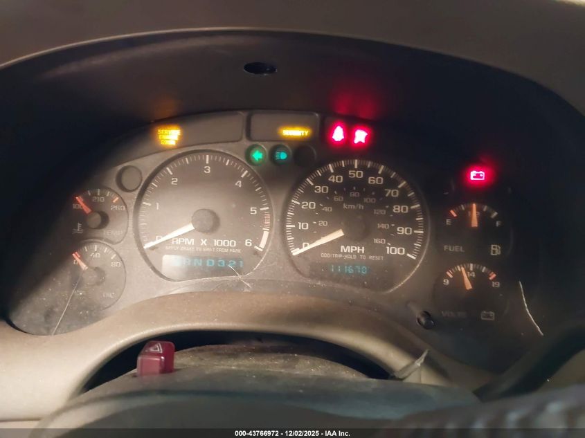 2003 Chevrolet Blazer Ls VIN: 1GNDT13X13K127993 Lot: 43766972