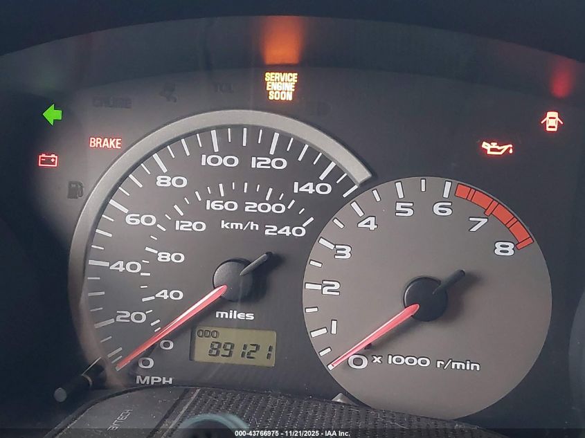 2005 Mitsubishi Eclipse Gts VIN: 4A3AC74HX5E037424 Lot: 43766975