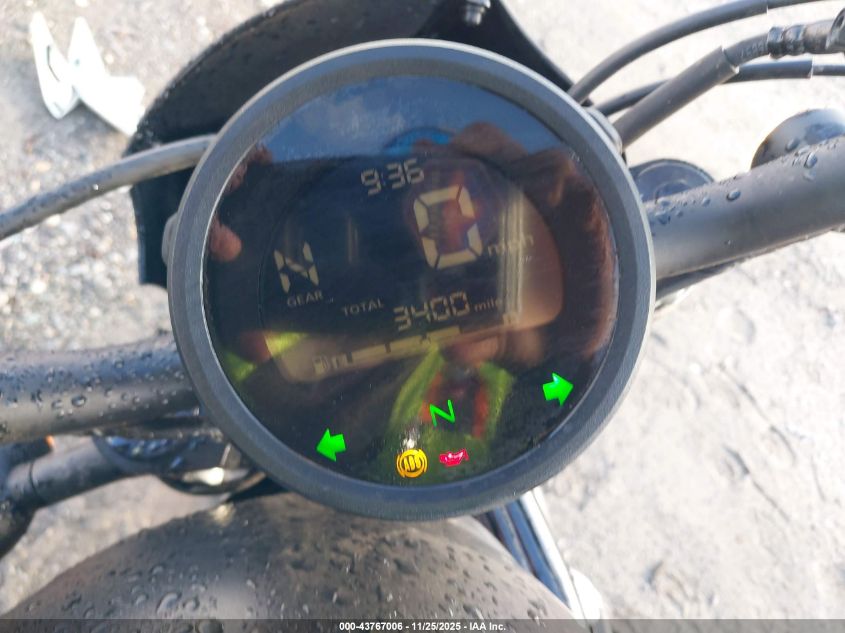 2021 Honda Cmx500 A2 VIN: MLHPC5647M5000824 Lot: 43767006