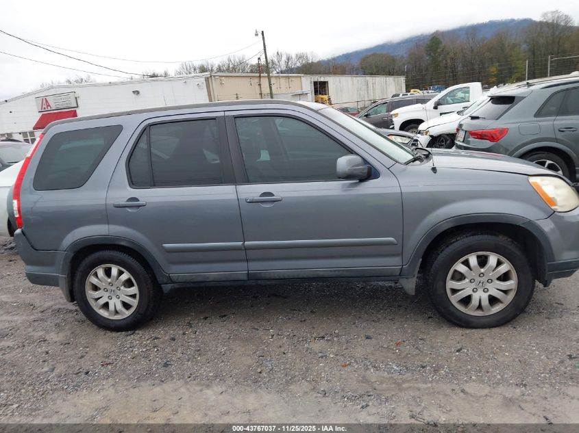 2006 Honda Cr-V Se VIN: SHSRD78936U401682 Lot: 43767037