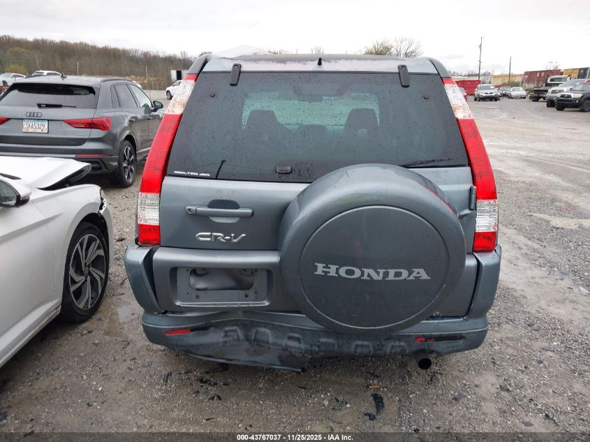 2006 Honda Cr-V Se VIN: SHSRD78936U401682 Lot: 43767037