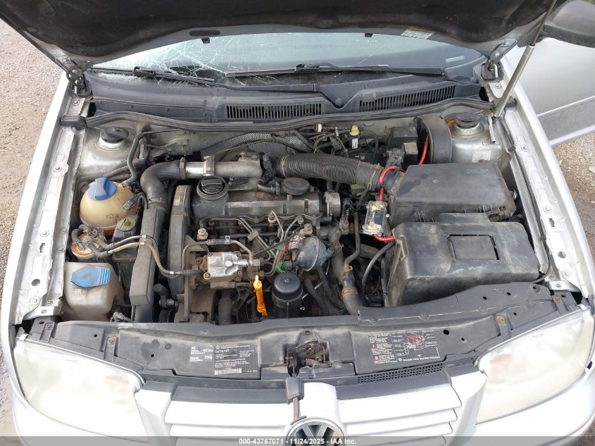 2002 Volkswagen Jetta Gls Tdi VIN: 3VWSP69M52M186502 Lot: 43767071