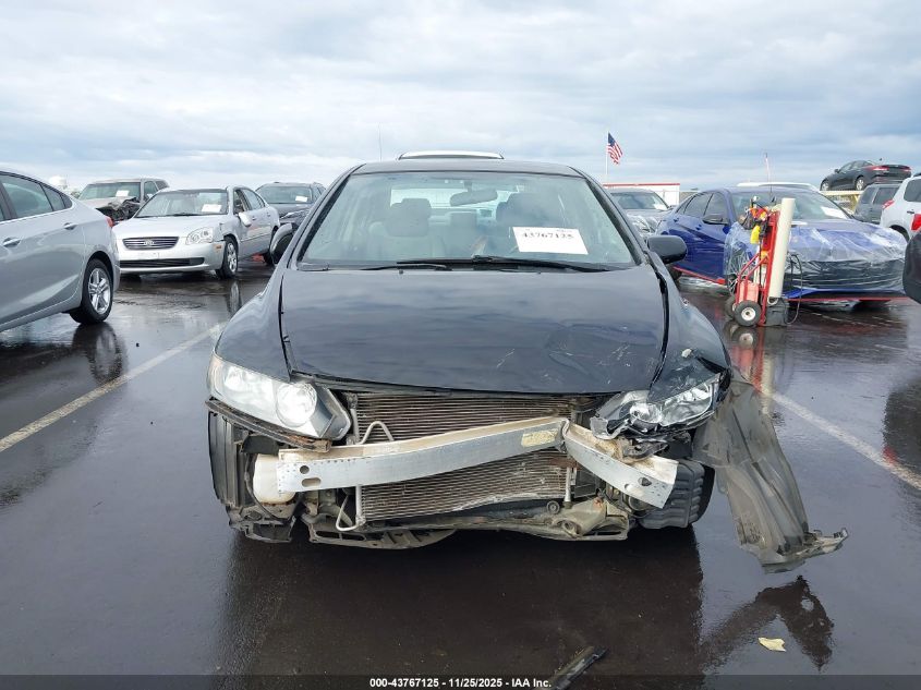 2009 Honda Civic Lx VIN: 2HGFA16589H324744 Lot: 43767125