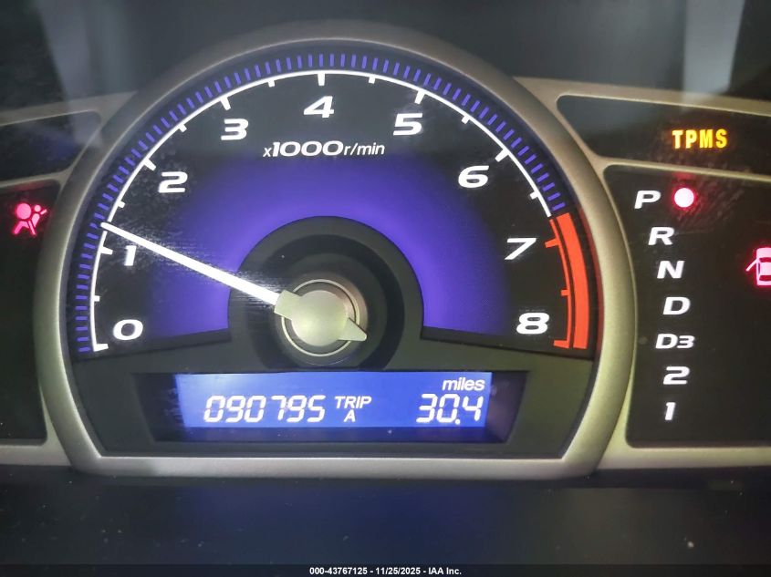 2009 Honda Civic Lx VIN: 2HGFA16589H324744 Lot: 43767125