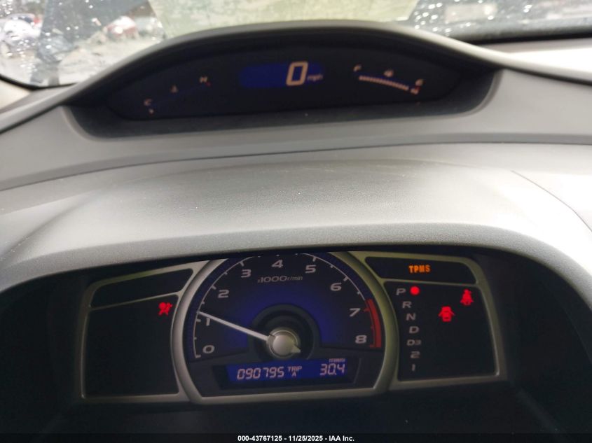 2009 Honda Civic Lx VIN: 2HGFA16589H324744 Lot: 43767125