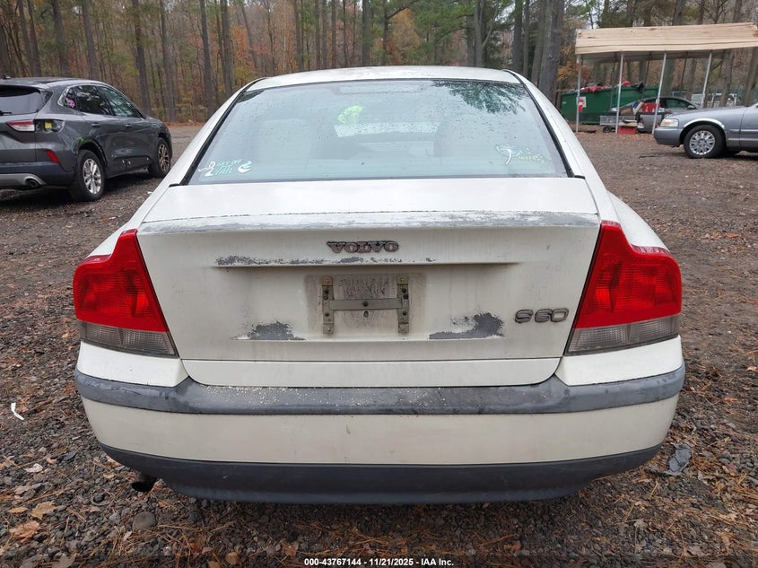 2001 Volvo S60 2.4 VIN: YV1RS61R812072775 Lot: 43767144