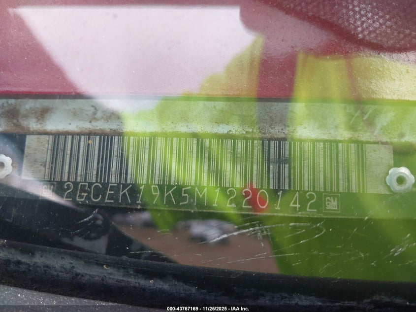 1991 Chevrolet Gmt-400 K1500 VIN: 2GCEK19K5M1220142 Lot: 43767169