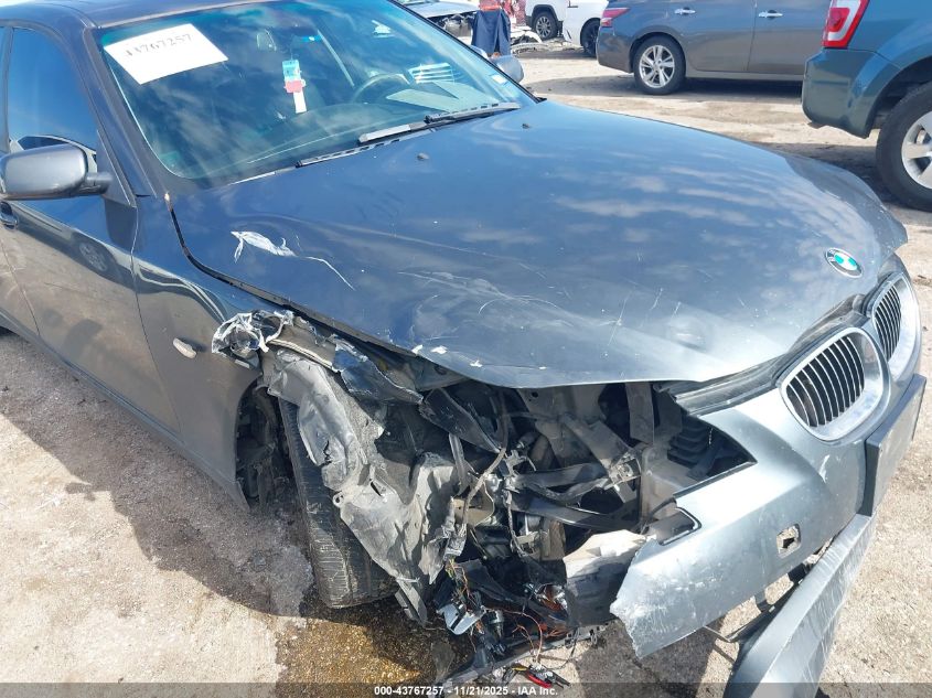 2008 BMW 535I VIN: WBANW13508CZ76580 Lot: 43767257